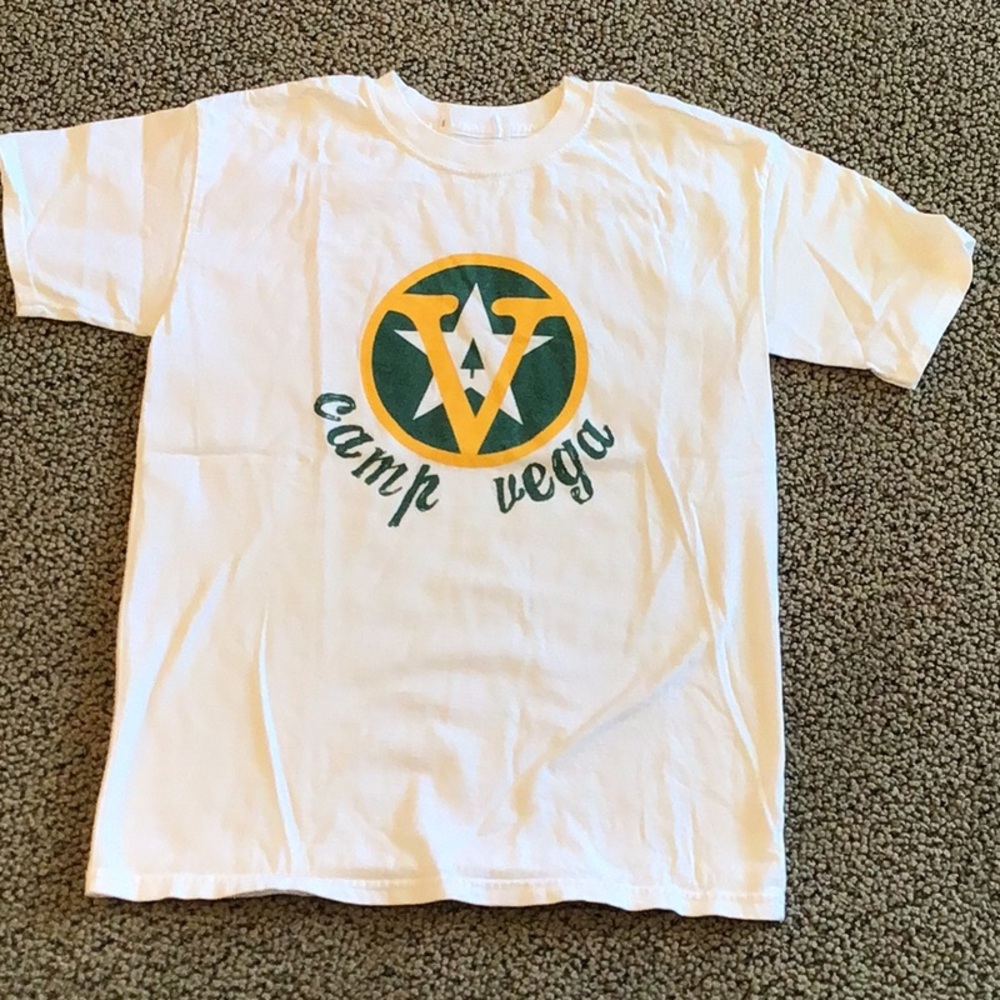 Camp Vega Shirt, Youth Large, EUC